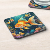 金ゴールド水中 コースター (左側)