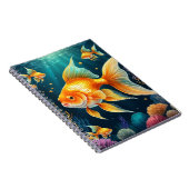 金ゴールド水中 ノートブック (右側)