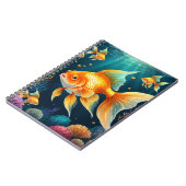 金ゴールド水中 ノートブック (左側)