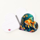 金ゴールド水中 ノートブック (内部)