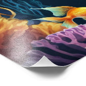 金ゴールド水中 フォトプリント            (角)