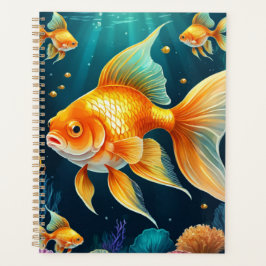 金ゴールド水中 プランナー手帳