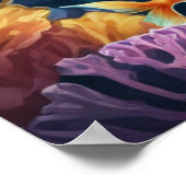 金ゴールド水中 ポスター (角)