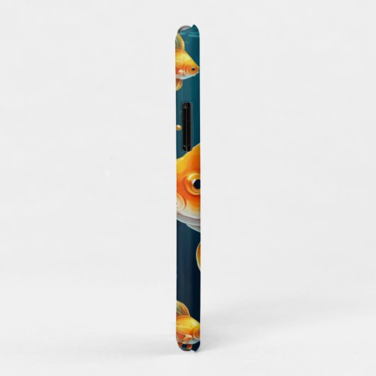 金ゴールド水中 Case-Mate iPhoneケース (裏面/右)