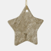 金ゴールド水彩抽象芸術 セラミックオーナメント (右)