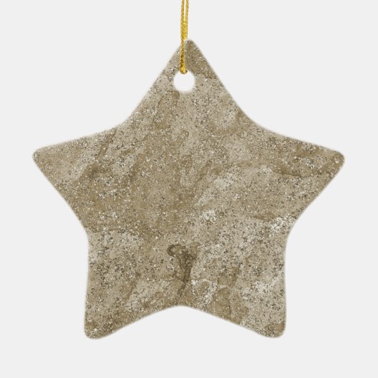 金ゴールド水彩抽象芸術 セラミックオーナメント (正面)