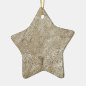 金ゴールド水彩抽象芸術 セラミックオーナメント (左)