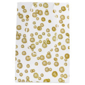 金ゴールド水彩紙吹雪 ミディアムペーパーバッグ (裏面)