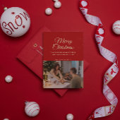 金ゴールド水滴メリークリスマス |クリスマス賛美の 箔シーズンカード