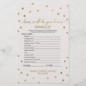 金ゴールド水玉模様どうやって花嫁ゲームを知っているか (正面)