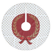 金ゴールド水玉模様ツリースカート ブラッシュドポリエステルツリースカート (正面)