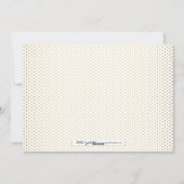 金ゴールド水玉模様ハッピーニューイヤーフォトカード シーズンカード (裏面)