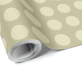 金ゴールド水玉模様ラップ紙 ラッピングペーパー (ロールコーナー)