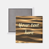 金ゴールド水磁石 マグネット (正面/裏面)