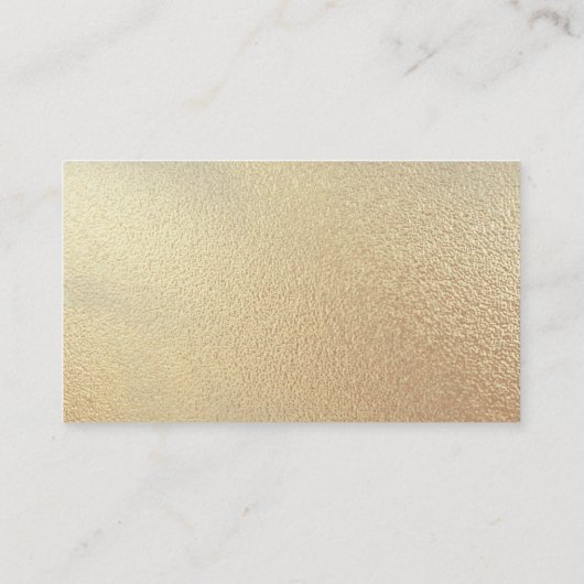 金ゴールド水色カスタムロゴモダン名刺 名刺 (裏面)