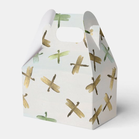 金ゴールド水色トンボ フェイバーボックス (正面サイド)