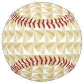 金ゴールド波パターン ソフトボール (正面)