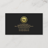 金ゴールド波株式取引所の為替相場のグラフ 名刺 (裏面)