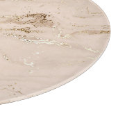 金ゴールド波:抽象芸術大理石 カッティングボード (角)