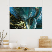 金ゴールド流 ポスター (キッチン)