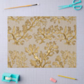 金ゴールド海藻オンサンドティッシュペーパー 薄葉紙 (クラフト)