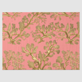 金ゴールド海藻on CoralTissue紙 薄葉紙