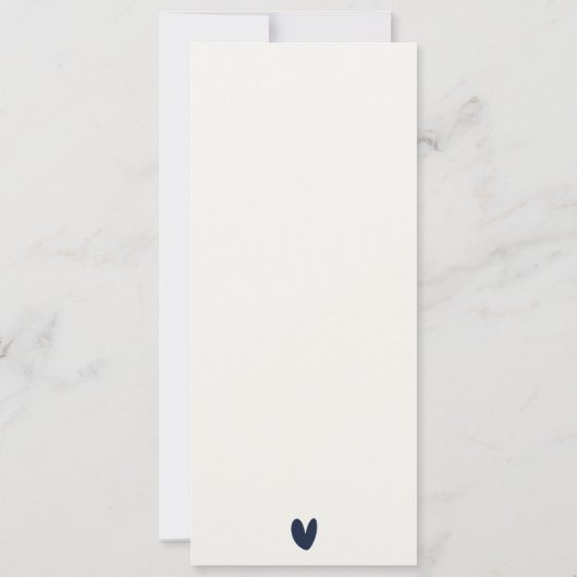 金ゴールド海軍の水中海魚の最初の聖餐会 招待状 (裏面)