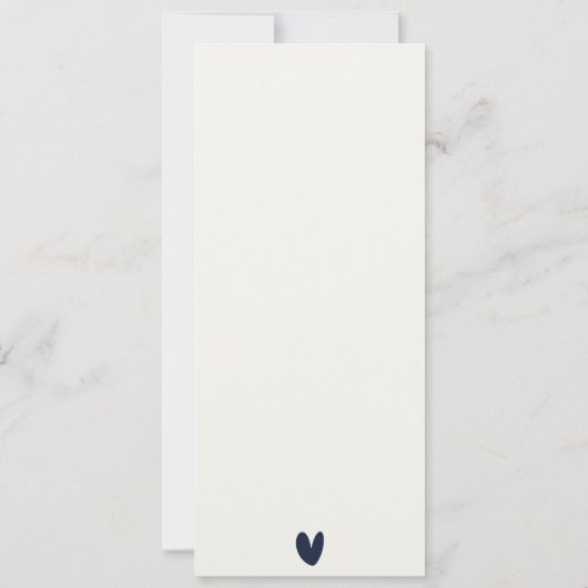 金ゴールド海軍の水中海魚の最初の聖餐会 招待状 (裏面)