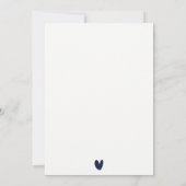 金ゴールド海軍の水中魚の写真神聖な聖餐会 サンキューカード (裏面)