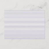 金ゴールド海軍ストライプいかり航海の結婚ズ エンクロージャーカード (裏面)