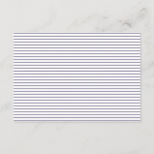 金ゴールド海軍ストライプいかり航海の結婚ズ エンクロージャーカード (裏面)