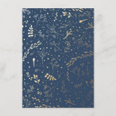 金ゴールド海軍フローラリース結婚詳細 エンクロージャーカード (裏面)