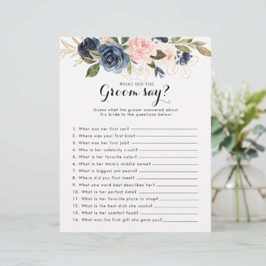 金ゴールド海軍ブライダルシャワー新郎は何と言った (スタンド正面)