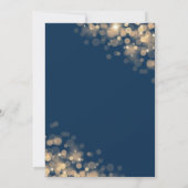 金ゴールド海軍25結婚周年記念 招待状 (裏面)