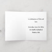 金ゴールド消防士ロゴ記念 箔グリーティングカード (内側レイダウン)