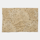 金ゴールド液滴 キッチンタオル (横)