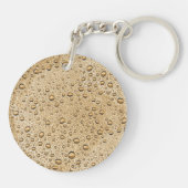 金ゴールド液滴 キーホルダー (裏面)