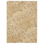 金ゴールド液滴 クリップボード (裏面)