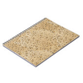 金ゴールド液滴 ノートブック (左側)