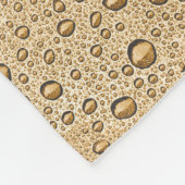 金ゴールド液滴 フリースブランケット (角)