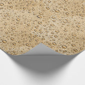 金ゴールド液滴 ラッピングペーパー (角)