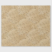 金ゴールド液滴 ラッピングペーパー (フラット)