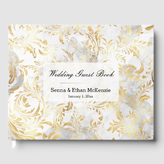 金ゴールド渦 ゲストブック (正面)