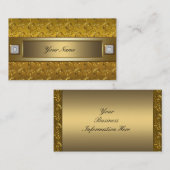 金ゴールド渦 名刺 (正面/裏面)
