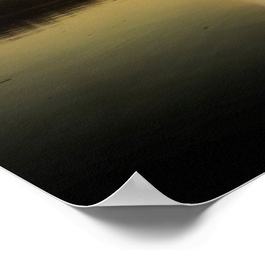 金ゴールド湖 ポスター (角)