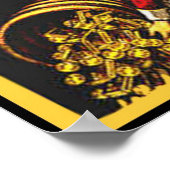 金ゴールド滴洗剤 ポスター (角)