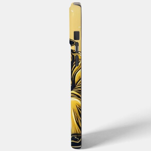 金ゴールド漁師 Case-Mate iPhoneケース (裏面 / 左)