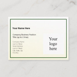 金ゴールド濃淡グラデーションとハンターロゴMighty 名刺