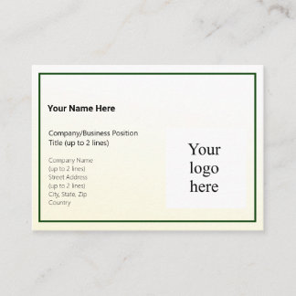 金ゴールド濃淡グラデーションとハンターロゴMighty 名刺