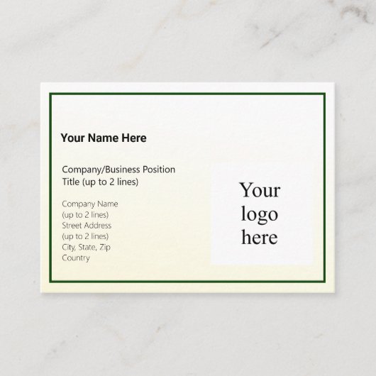 金ゴールド濃淡グラデーションとハンターロゴMighty 名刺 (正面)